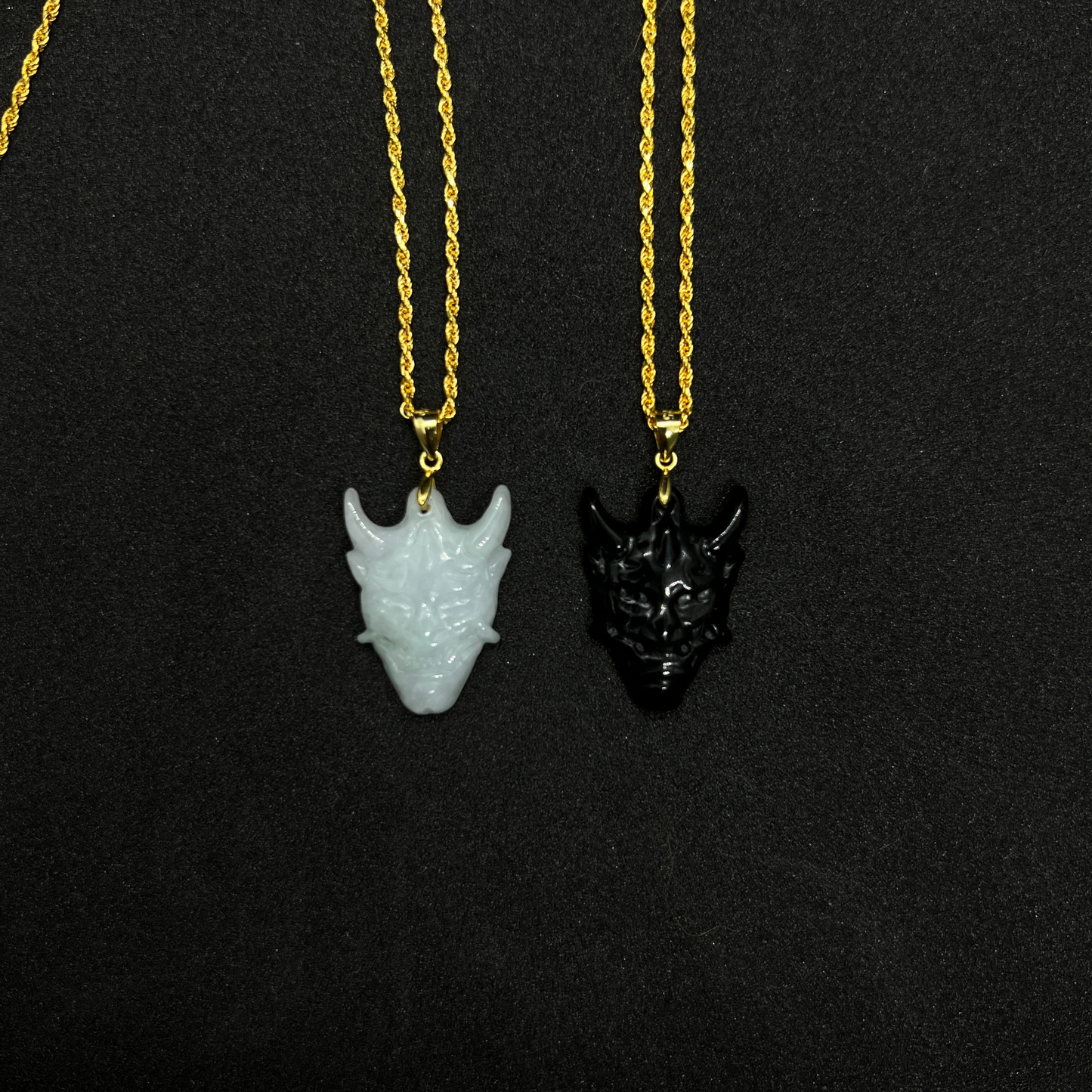 Hannya Mask Jade Full Set